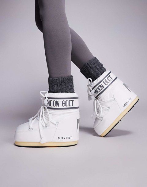 Мунбуты Moon Boot White mb005 фото
