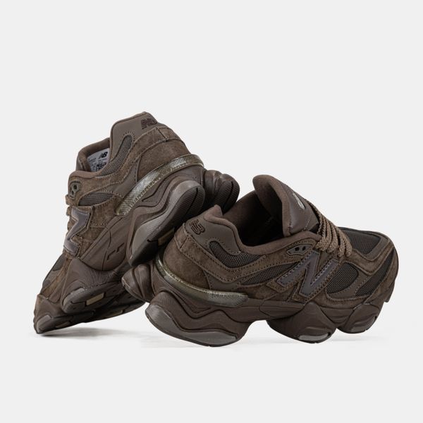 copy_Жіночі та чоловічі кросівки New Balance 9060 Chocolate Brown 737448 фото
