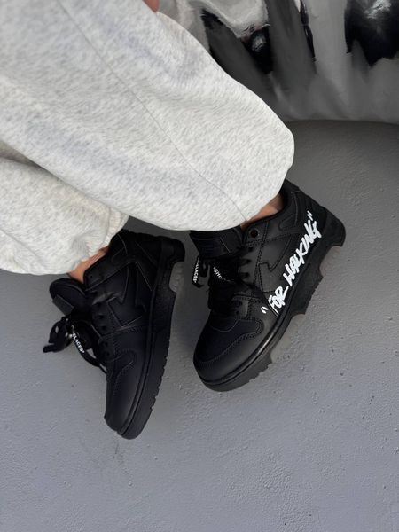 OFF WHITE OUT OF OFFICE | FOR WALKING BLACK 1384 фото