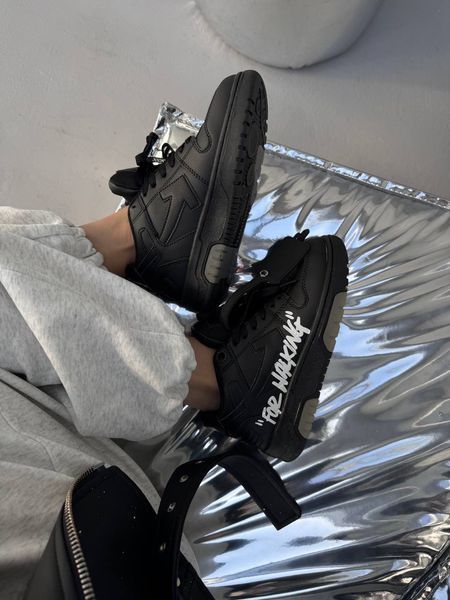 OFF WHITE OUT OF OFFICE | FOR WALKING BLACK 1384 фото