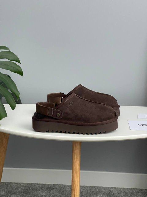UGG Lanah Clog Chocolate Platform  1713 фото