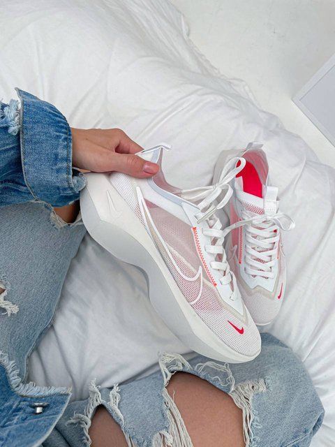 Nike Vista White-Red #DNK62 фото