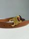 Celine Medium Triomphe Belt In Taurillon Leather Brown 66141 фото 5