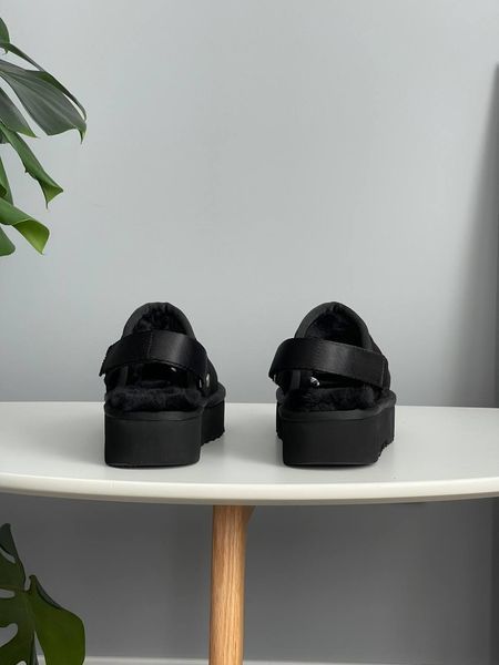 UGG Lanah Clog Black Platform 1756 фото