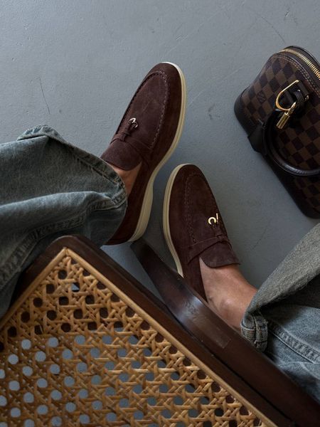 Loro Piana Loafers Brown LR01 фото