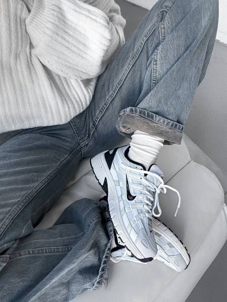 Nike P-6000 White Beige Black Thermo db544 фото