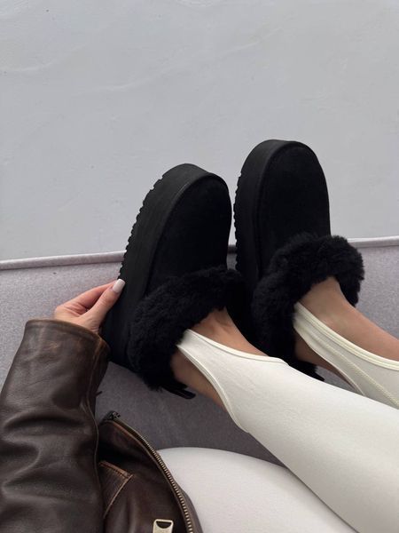 UGG Tazelle Platform Black 1412 фото