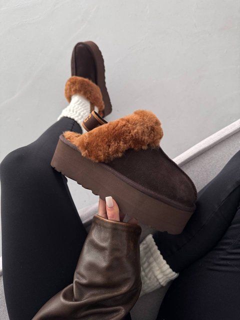 UGG Funkette Brown Chocolate 1056 фото