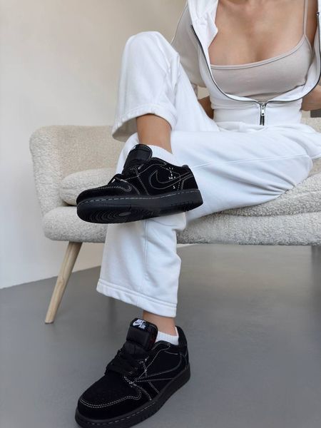 Nike Jordan 1 Low OG &ldquo;Travis Scott&rdquo; Black #DJR14 фото