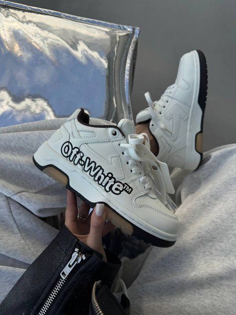 OFF WHITE OUT OF OFFICE | WHITE LOGO BLACK 1386 фото