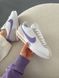 Nike Cortez White/Violet  #DNK201 фото 4