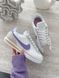 Nike Cortez White/Violet  #DNK201 фото 1