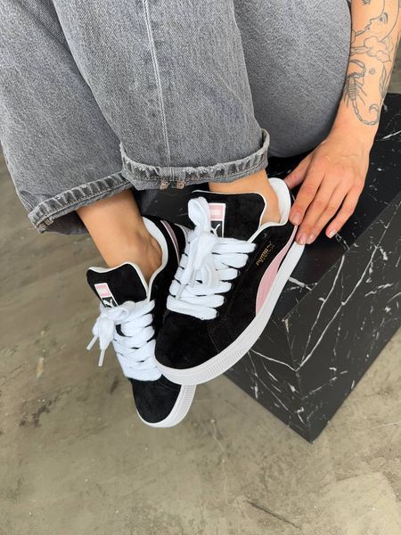 Puma Suede XL Black Pink White  PU006 фото