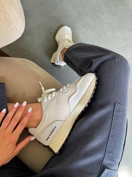 New Balance 327 Beige/White 3091 фото