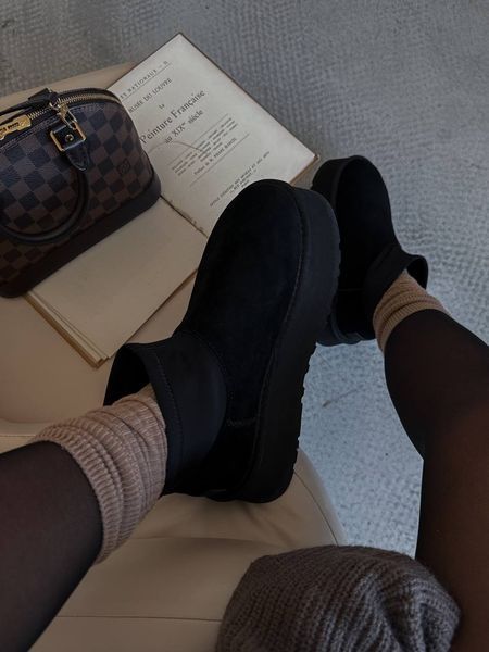 UGG Classic Mini Dipper Black 1458 фото
