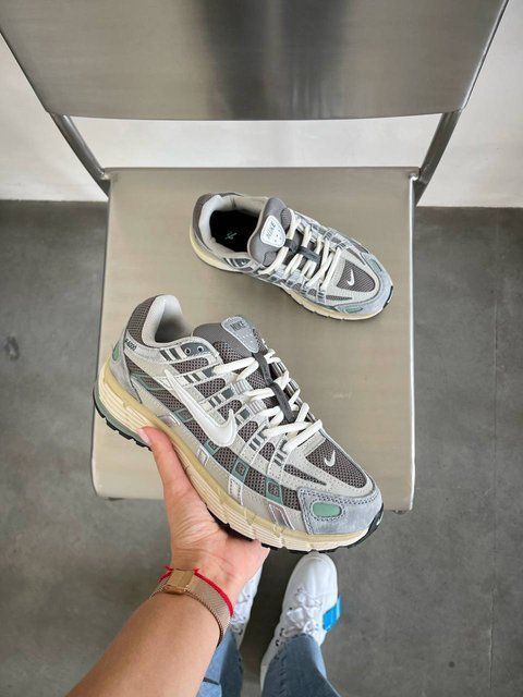 Женские и Мужские кроссовки Nike P-6000 Grey Mint 67648 фото