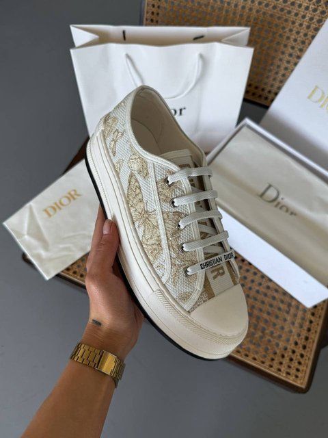 Walk-N Dior Platform Gold Premium d047 фото
