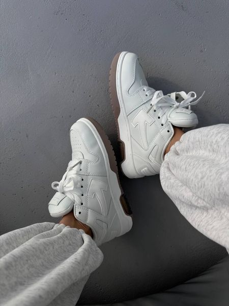 OFF WHITE OUT OF OFFICE | FOR WALKING WHITE / OLIVE 1385 фото