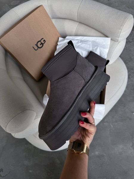UGG Classic Mini Dipper Grey  1455 фото