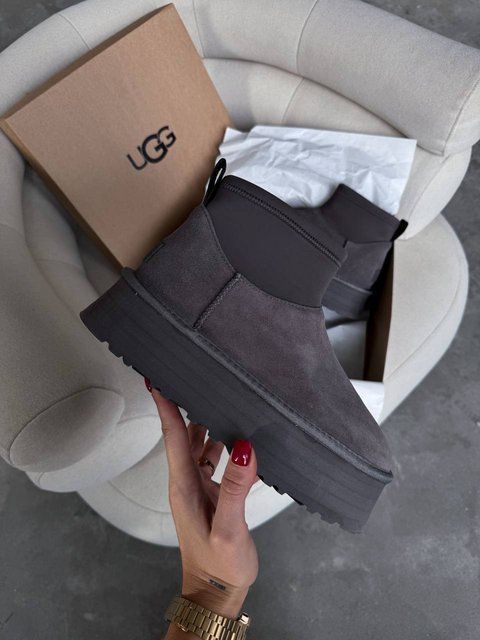 UGG Classic Mini Dipper Grey  1455 фото