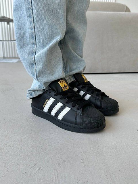 Adidas Superstar Black Premium S1350 фото