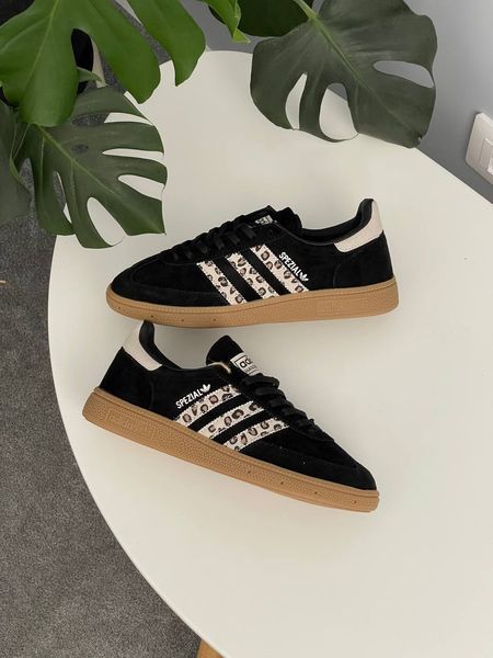 Adidas Handball Spezial Black Leopard  1639 фото