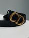 Dior Saddle Belt Black Ultrasmooth Calfskin Gold 66136 фото 2