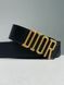 Dior D-Fence Belt Black Smooth Calfskin  66137 фото 9