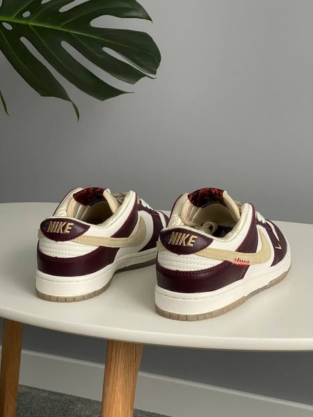 Nike Dunk LX White/Maroon  DA74745 фото