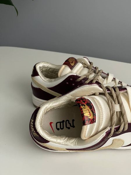 Nike Dunk LX White/Maroon  DA74745 фото