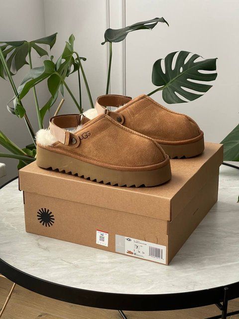 UGG Lanah Clog Chestnut Platform 1461 фото